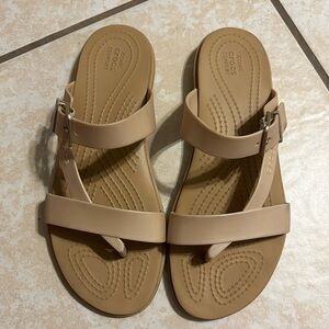 Croc sandals